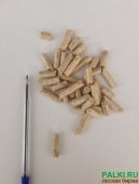 Древесные гранулы.  8 мм