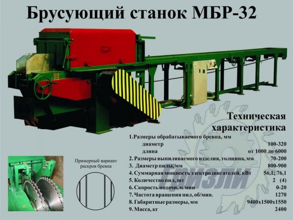 Брусующий станок МБР-32