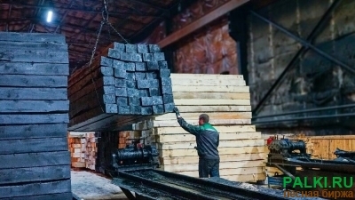 Шпала деревянная пропитанная тип 2